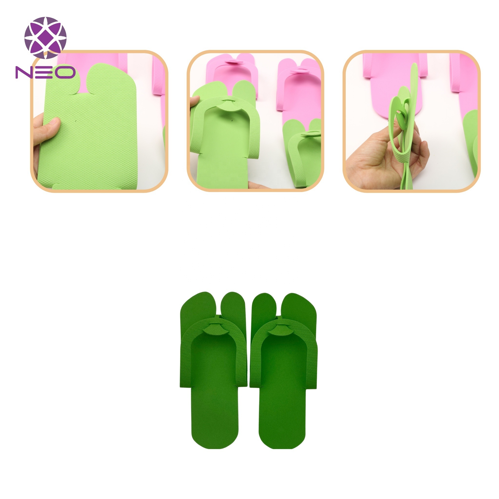 Wide Usage Disposable Flip Flop Slipper Hot Selling Nail And Beauty Care Product One Size Fits All Soft And Lightweight