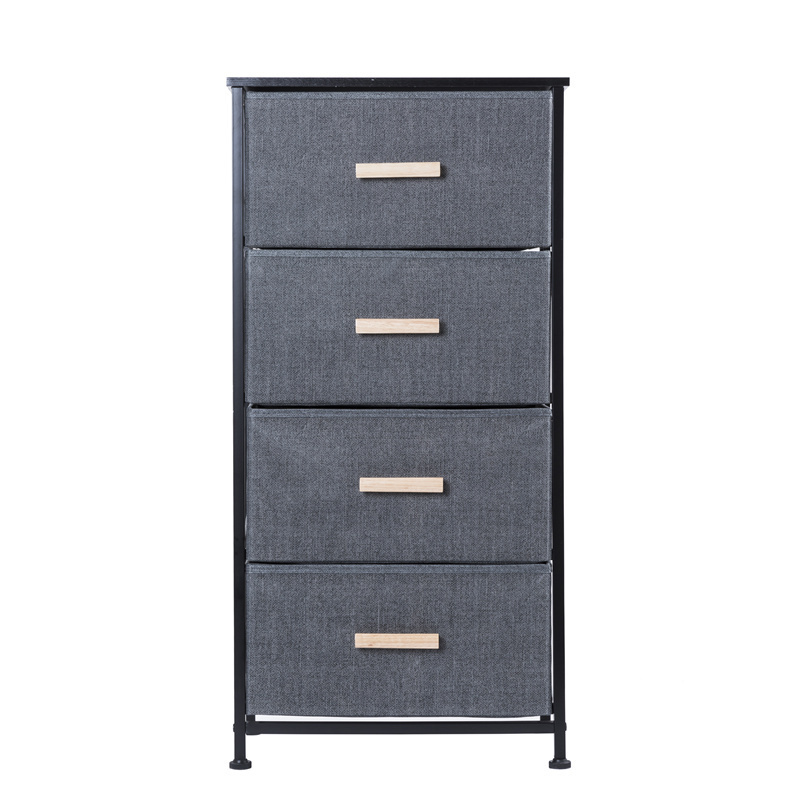 Storage Organizer Cabinet Home Multifunction Display Racks Storage Holders Four Drawer Fabric Dresser Tower