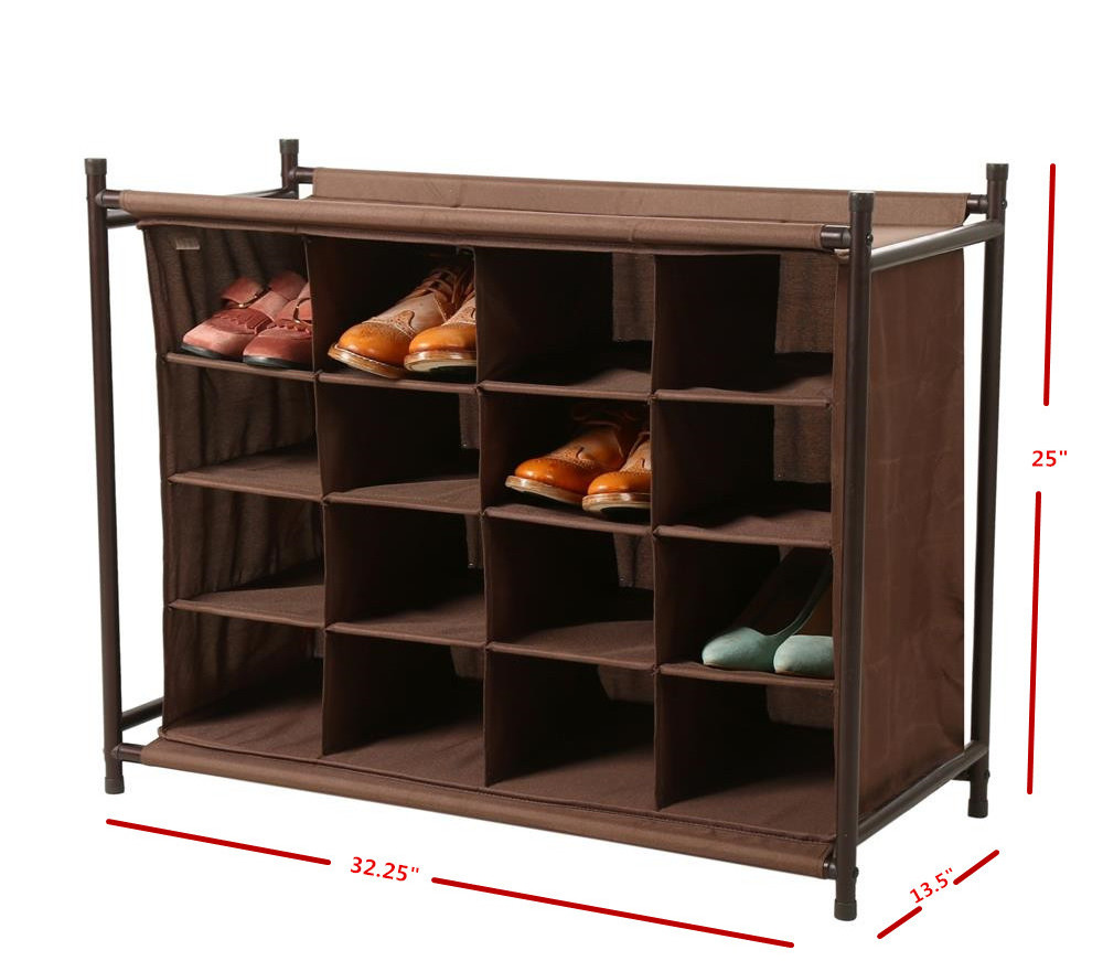 Home Living Room Cabinets Shoe Organizer Storage With Dividers Detachable Folding Shoe Rack