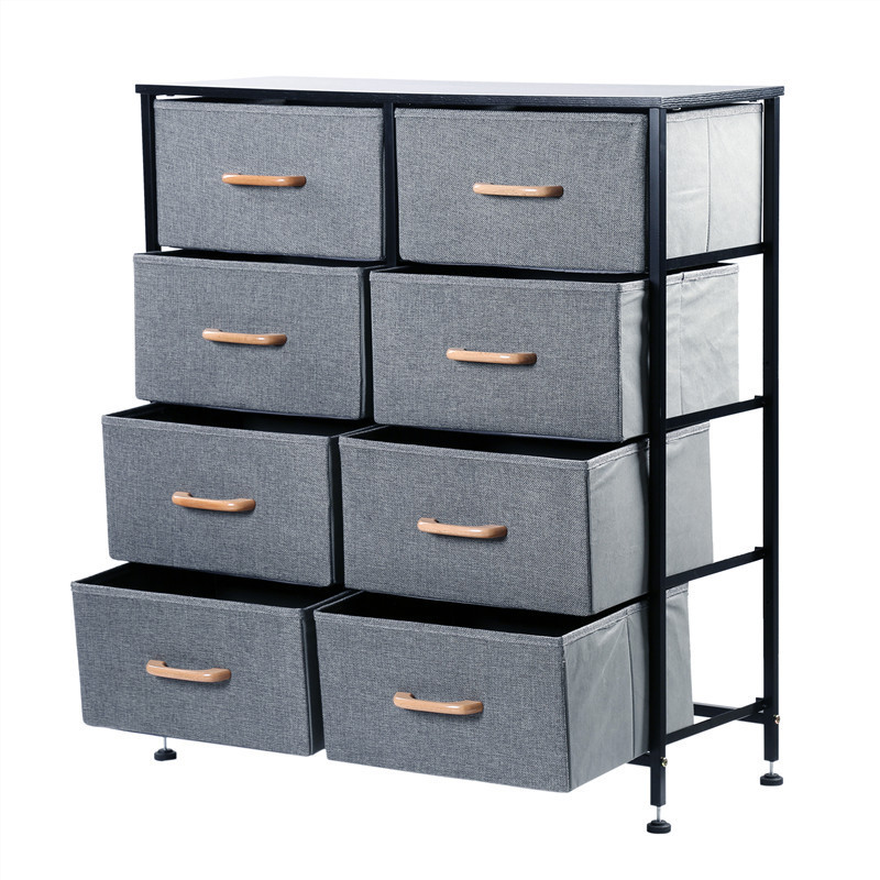 housewares collapsible storage organizer drawer fabric dresser storage tower