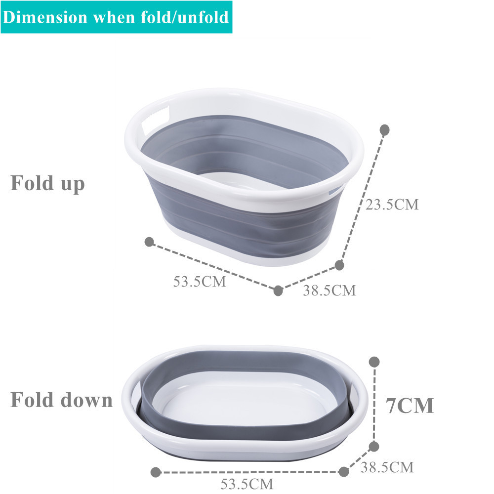 Factory Direct Collapsible Container Pop up Foldable Plastic Laundry Basket