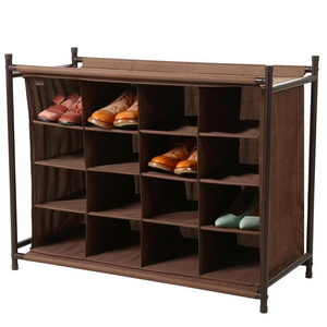 Organizer Living Room Stackable Storage Home Cabinet Foldable Standing Shoe Rack