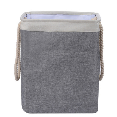 Folding Laundry Hamper With Cotton Rope Lining Dirty Clothes Hamper Linen Laundry Basket