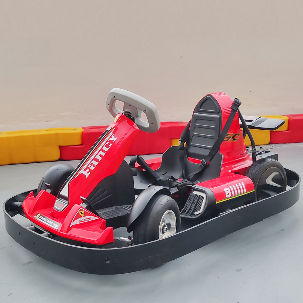 K5 Lefelwel Go Karts for Kids Drift Mini Outdoor & Indoor Double Brake Go Cart with Nightlight