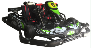 Chinese Manufacturer amusement park kart buggy racing cheap equipment electric double seat go kart