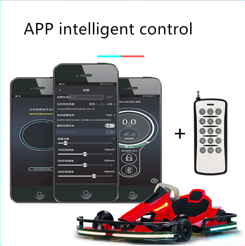 APP intelligent control go kart kids electric go karts adult Racing Go Kart for sale