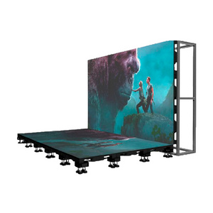 For Dancing Gaming Video Stage Dance Floor Stand Led Wall Panels Screen Touch Display Interactive Digital Full Color Floor LED