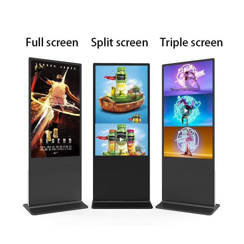 43 50 55 Inch Smart Android Touch Lcd Screen Indoor Floor Stand Tv Vertical Advertising Video Player Led Display Screen