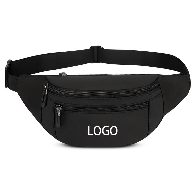 Wholesale nylon Fanny Pack Fashion Waterproof Waist Packs with Adjust Belt Casual Bum Bags running waist bag sport sac banane