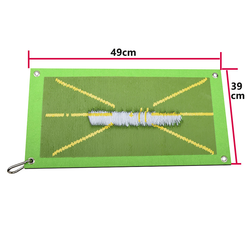 new golf training swing track mat portable mini golf hitting training mat 2023 golf training mat for swing detection