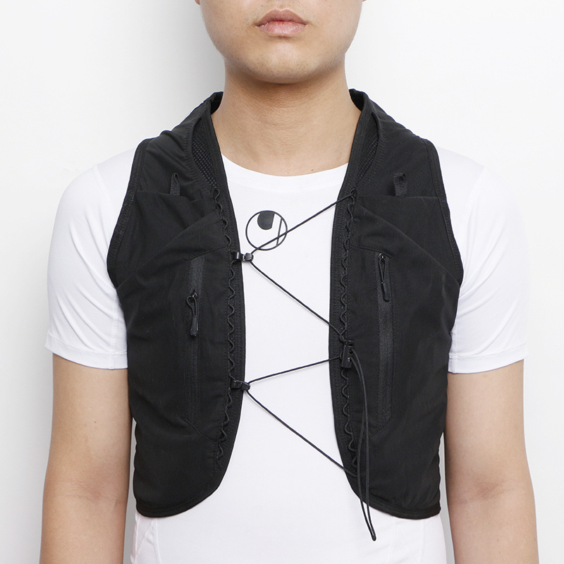 Factory polyester  Reflective Adjustable Waistband Sports Running Vest Hydration Jogging Running Vest Phone Holder