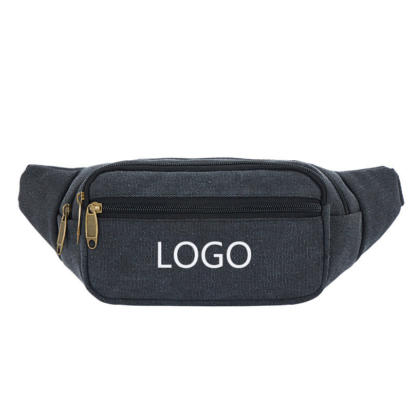 Outdoor Waist Bag Men Ladies Customize Logo Designer Sports Waterproof Wholesale Custom Belt Black Fanny Pack