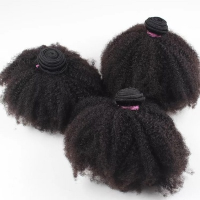 Wholesale Hair Weave Distributors 4B 4C Kinky Curly 100% Raw Virgin Human Hair Bundles With Closures And Wigs For Black Women