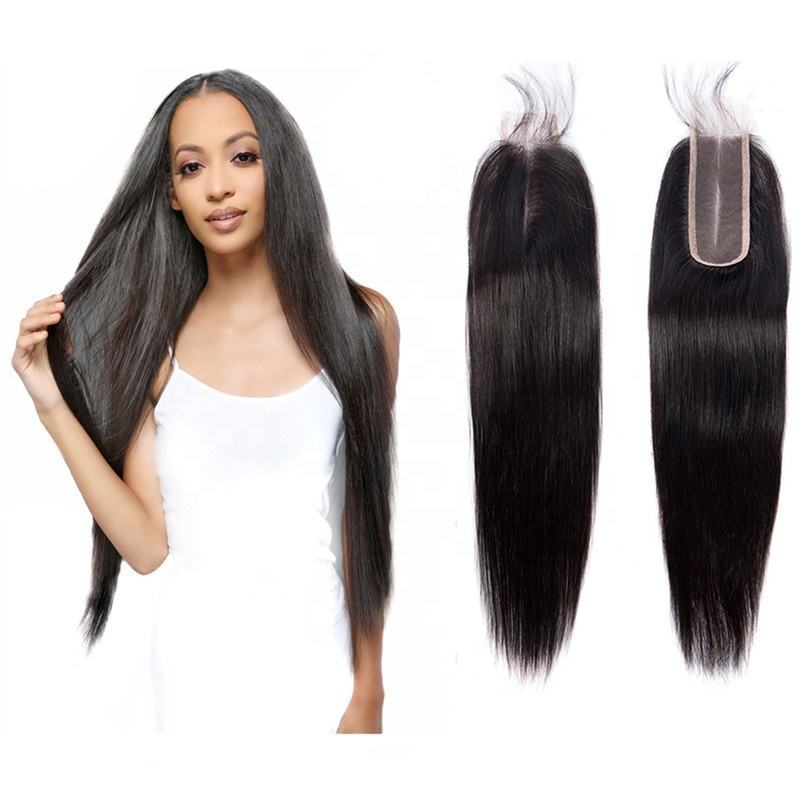 Wholesale Lace Frontal Closure Raw Human Hair 2x6 13x4 4x4 5x5 6x6 Swiss Transparent HD Lace Frontal Closure