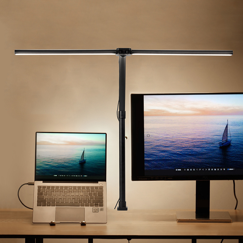 Swing Arm LED Desk  Lamp Flexible Gooseneck Clip Table Light Lampada Da Tavolo Led Lamparas de Mesa Desk Lamp with Clamp