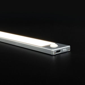 40cm 60cm Magnetic Battery Operated USB Rechargeable Led Motion Sensor Closet Cabinet Light