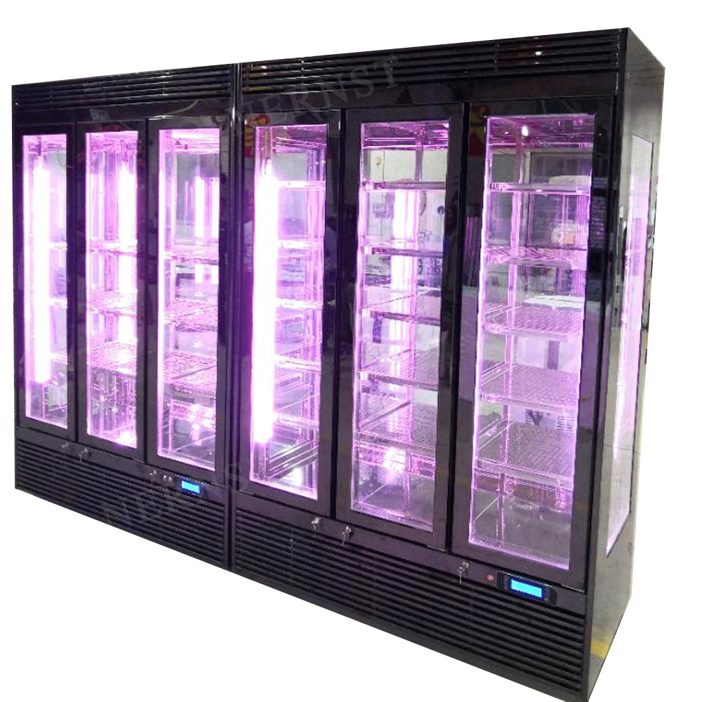 3 doors Beef  Aged Machine Meat Curing Cabinet Steak Age Fridge Dry Aging Refrigerator For Meat Beef