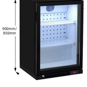 Glass Door Air Cooling Under Counter Back Bar Drink Cooler Chiller Fridge