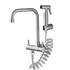 YL54 bidet faucets sus 304 bathroom shower tap bidet toilet sprayer bidet washer mixer muslim shower