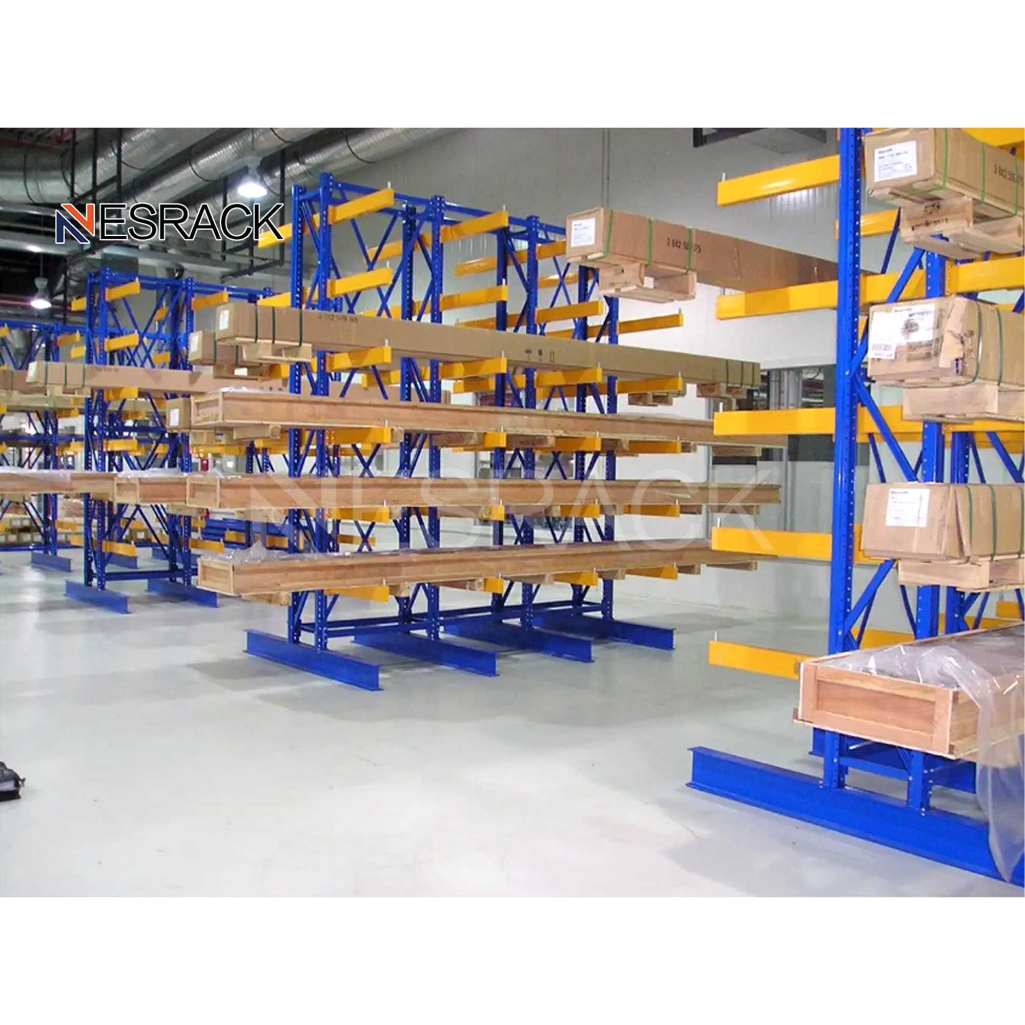 Factory Custom High Quality Racking System Warehouse Storage Cantilever Rack Metal Shelf