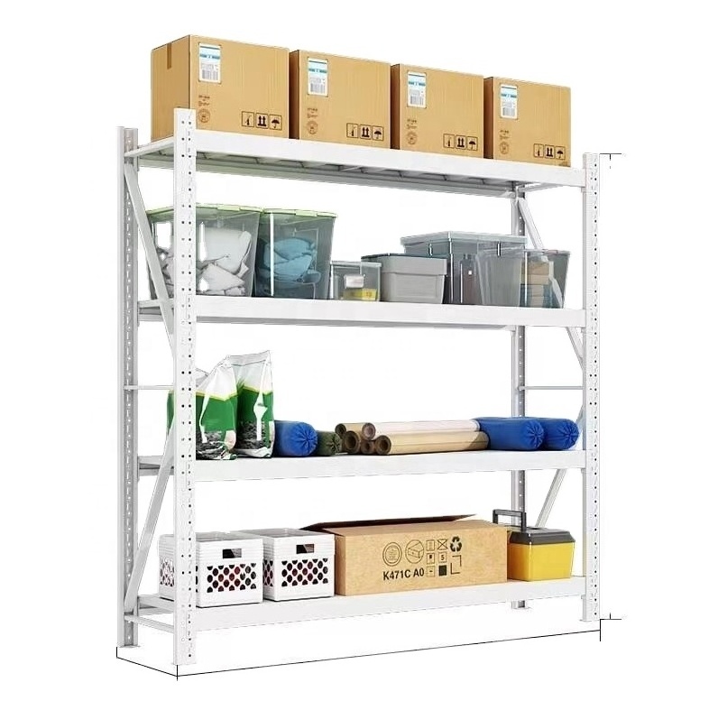 Heavy duty store shop display shelving tiers garage racking shelves steel warehouse shelf metal storage rack