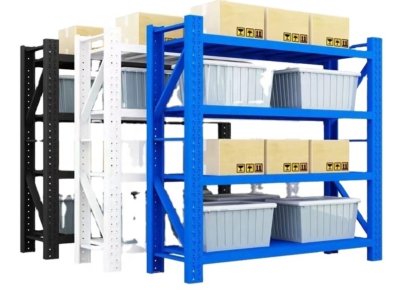 Heavy duty store shop display shelving tiers garage racking shelves steel warehouse shelf metal storage rack