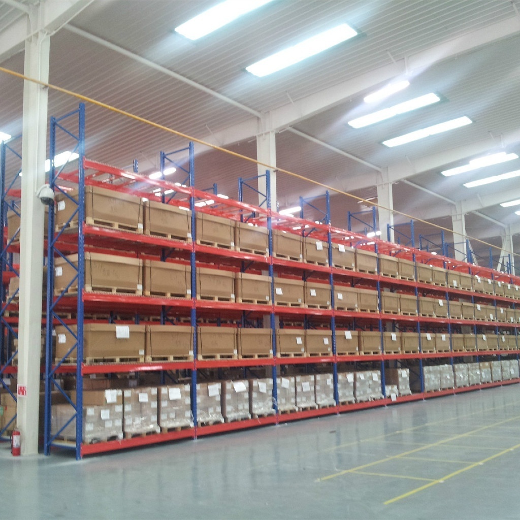 CE certificate Warehouse storage heavy duty pallet rack US teardrop pallet racking system from China supplier