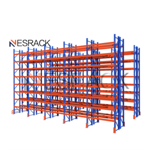 Custom use heavy duty vertical warehouse storage pallet rack system/double deep pallet rack