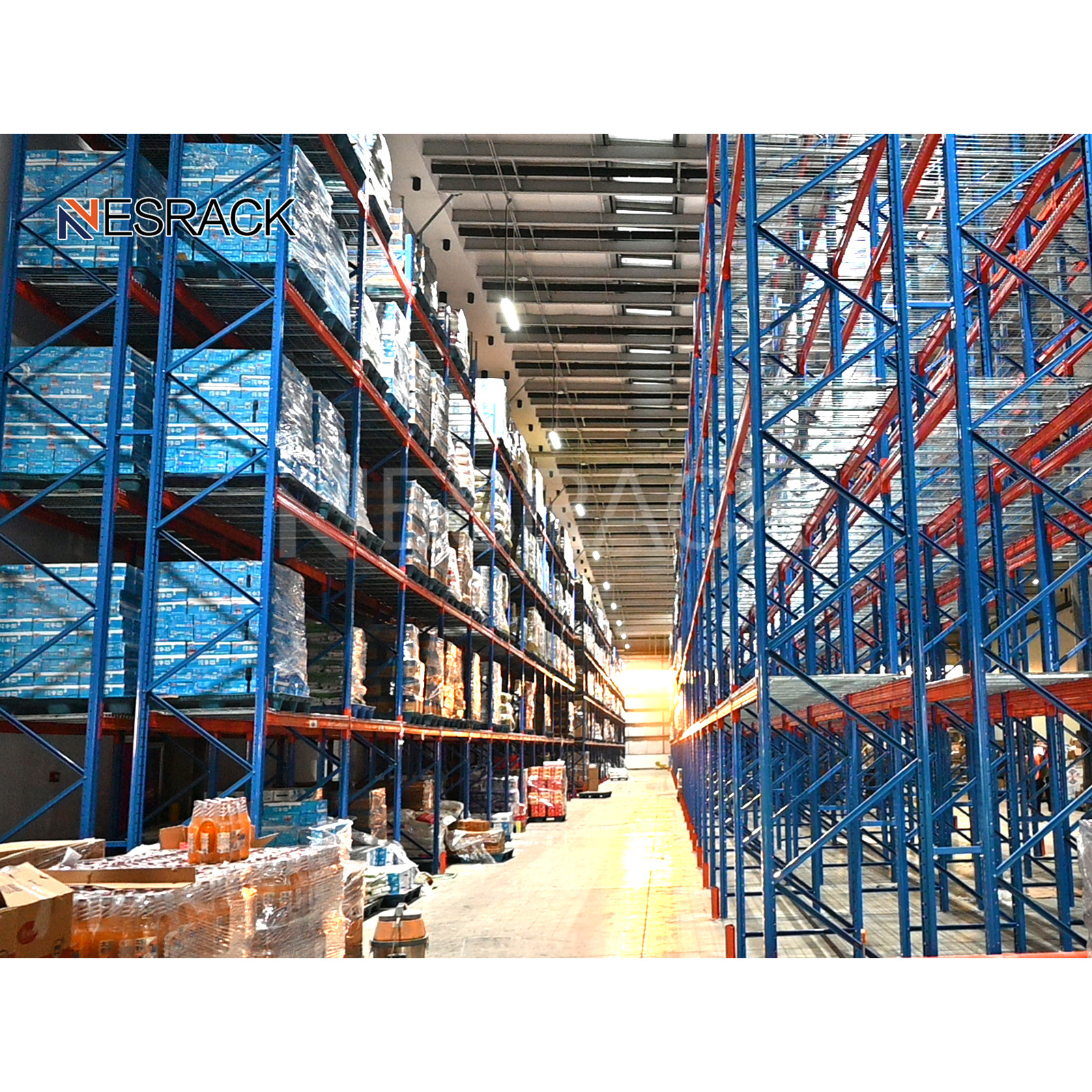 Heavy Load Heavy Duty Warehouse Storage Pallet Rack Shelf Customized double deep Pallet Racking Industrial Heavy Loading Shelf