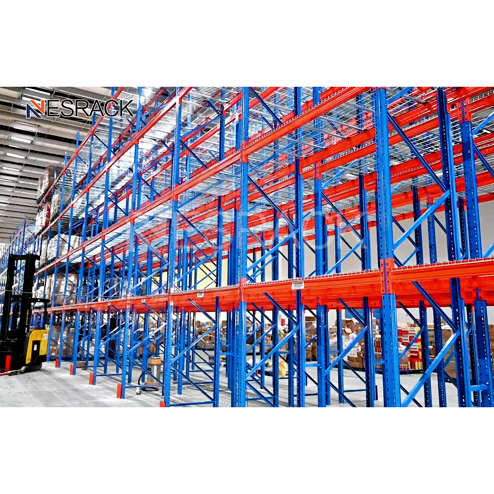 Heavy Load Heavy Duty Warehouse Storage Pallet Rack Shelf Customized double deep Pallet Racking Industrial Heavy Loading Shelf