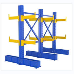 Long Arms Metallic Double Side Cantilever Beam Racking System Heavy Duty Warehouse Industrial Storage Rack