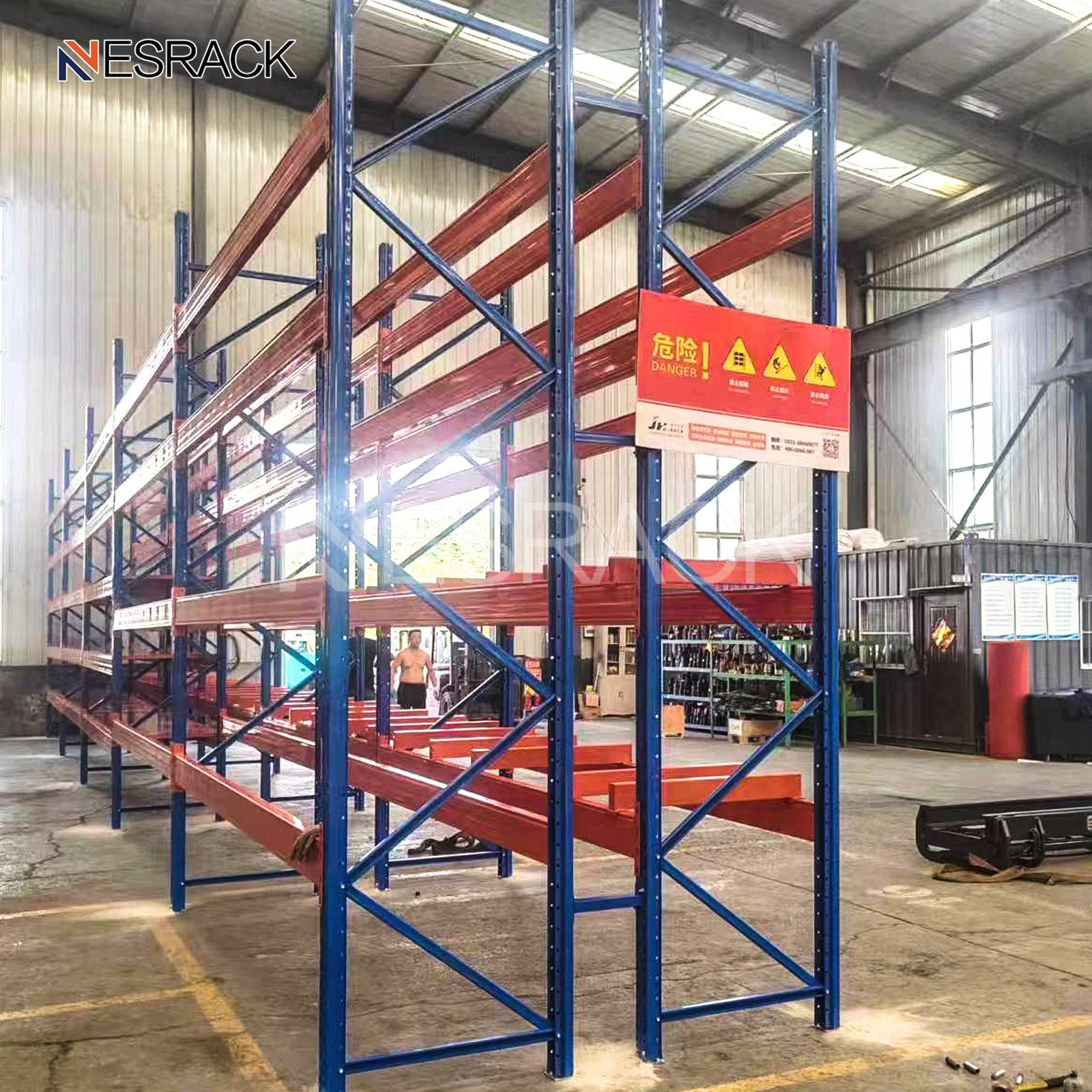 ISO/CE certificate pallet rack stacking Q235 Metal Storage Rack Warehouse Stocking For Warehouse Racking Pallet Factory