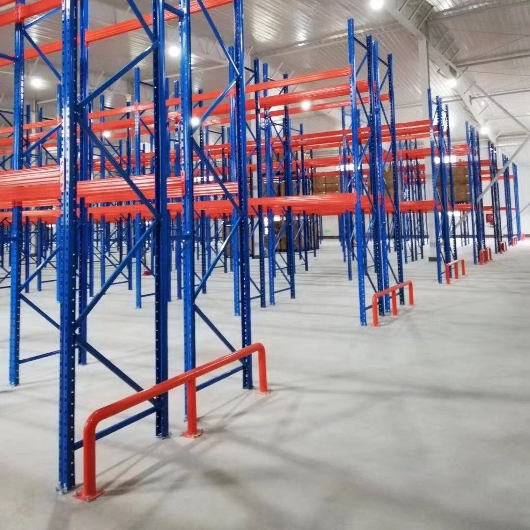 Steel Pallet Rack Upright Frame Protector, Protector Barrier Safety Barrier