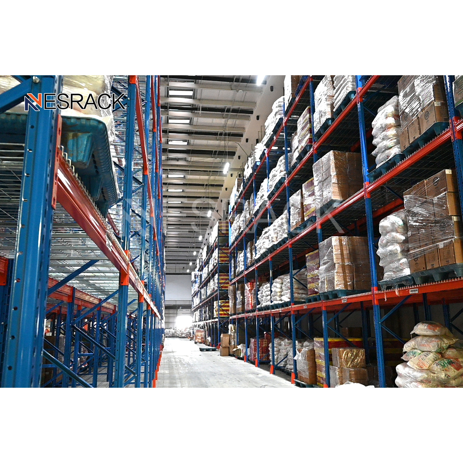 Double Deep Industrial Shelving Oem And Odm Adjustable Heavy Duty Warehouse Industrial Storage Metal Pallet Rack