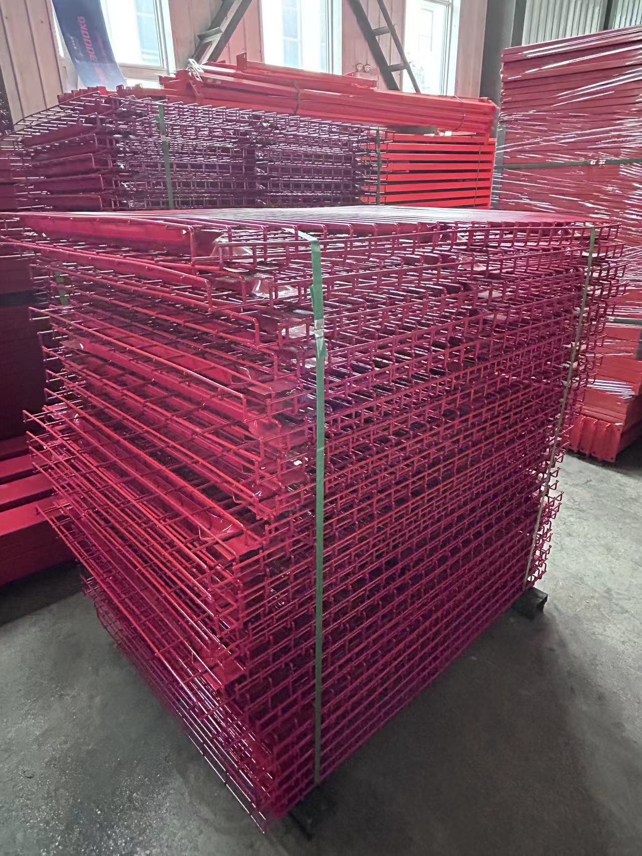 Top Hot Selling China Retail Shop Shelf Used Metal Steel Wire Mesh Decks For Pallet Rack Warehouse Storage Price