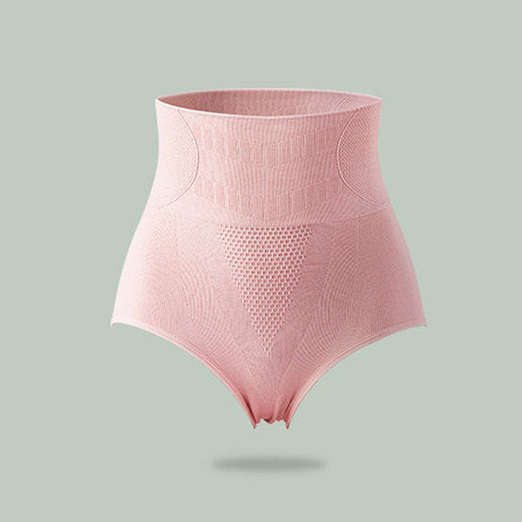 High Waist Panties Women's 3D Honeycomb Abdominal Hip Raise Ladies Plus Size Women's Underwear