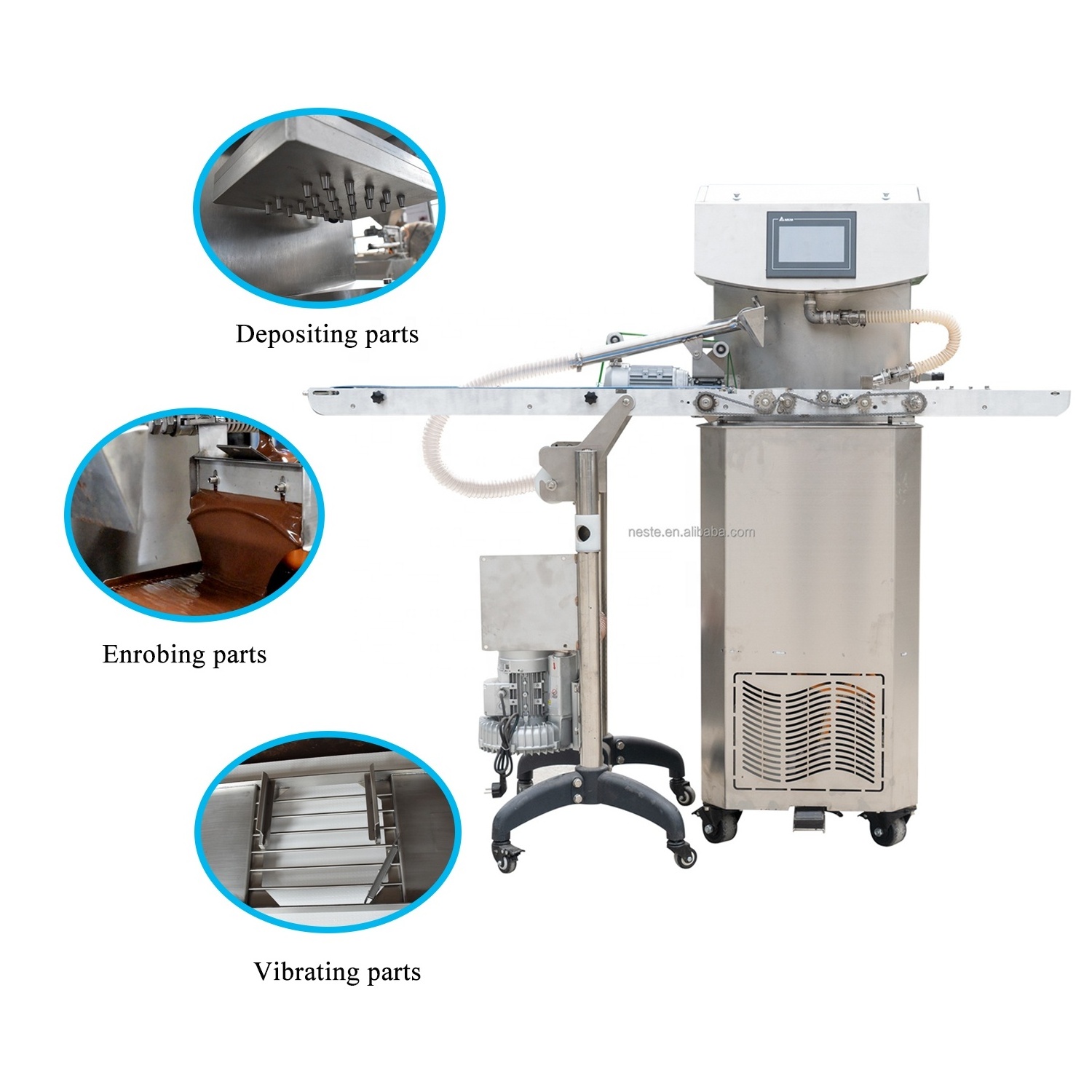 LST chocolate tempering machine chocolate covering machine coating machine chocolate