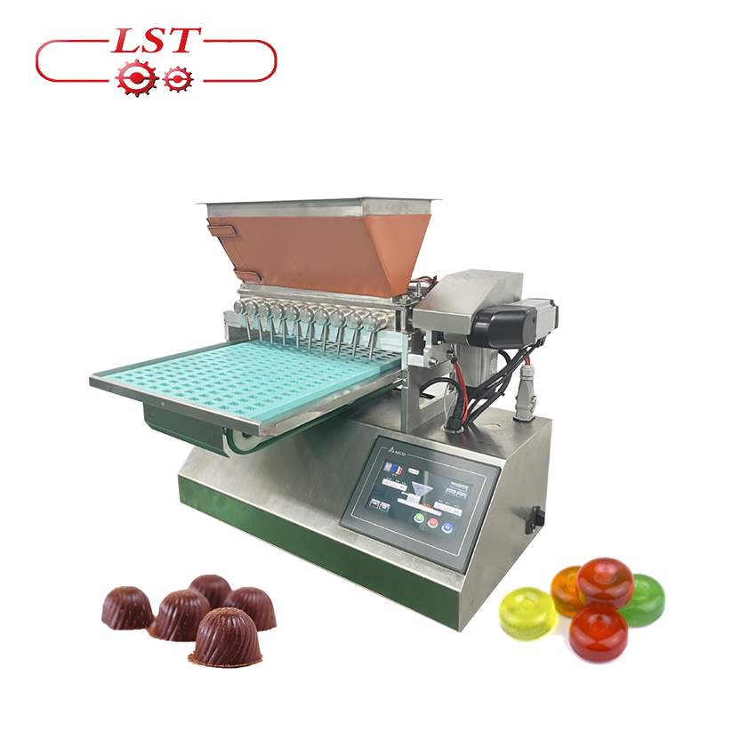 LST automatic mini gummy bear candy making machine Small fill chocolate bar pectin Gummy machine