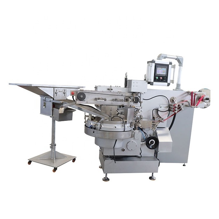 Fully Automatic Hard Candy Packing Machine Small Sugar Chocolate Balls Foil Wrapping Machine