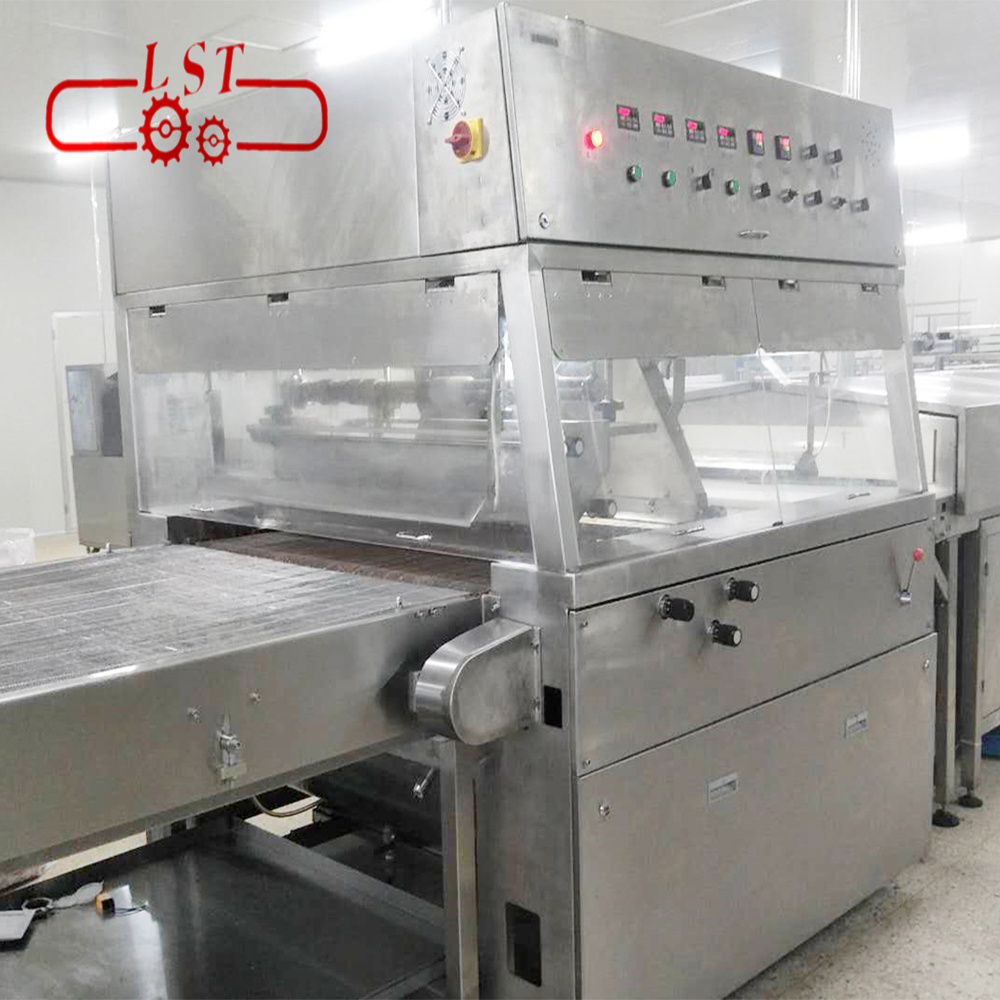 Used low price auto enrobing enrober machine for chocolate biscuit cake donut