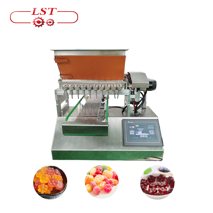 LST automatic mini gummy bear candy making machine Small fill chocolate bar pectin Gummy machine