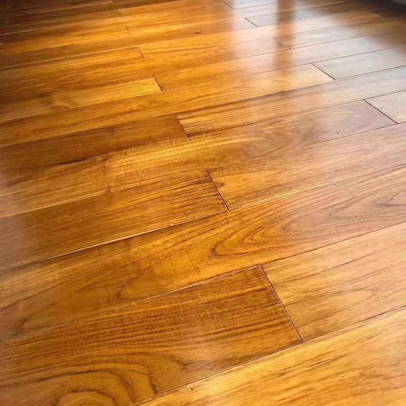 Factory Price Full Timber Indoor Solid Wood Floor Waterproof Burma Teak Hardwood Real Wooden Flooring