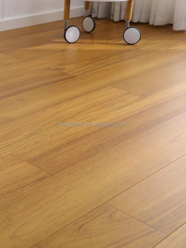 The King of Wood Board UV Coating Smooth Finished Burma Teak Stable Hardwood & Waterproof Solid Wood flooring