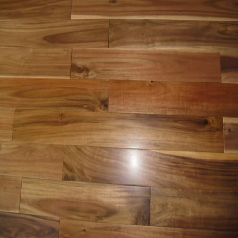 2023 The Most Artistic UV Coating Hand-scraped UV Coating Finished American Small Leaf Acacia  Hardwood & Solid  Wood flooring