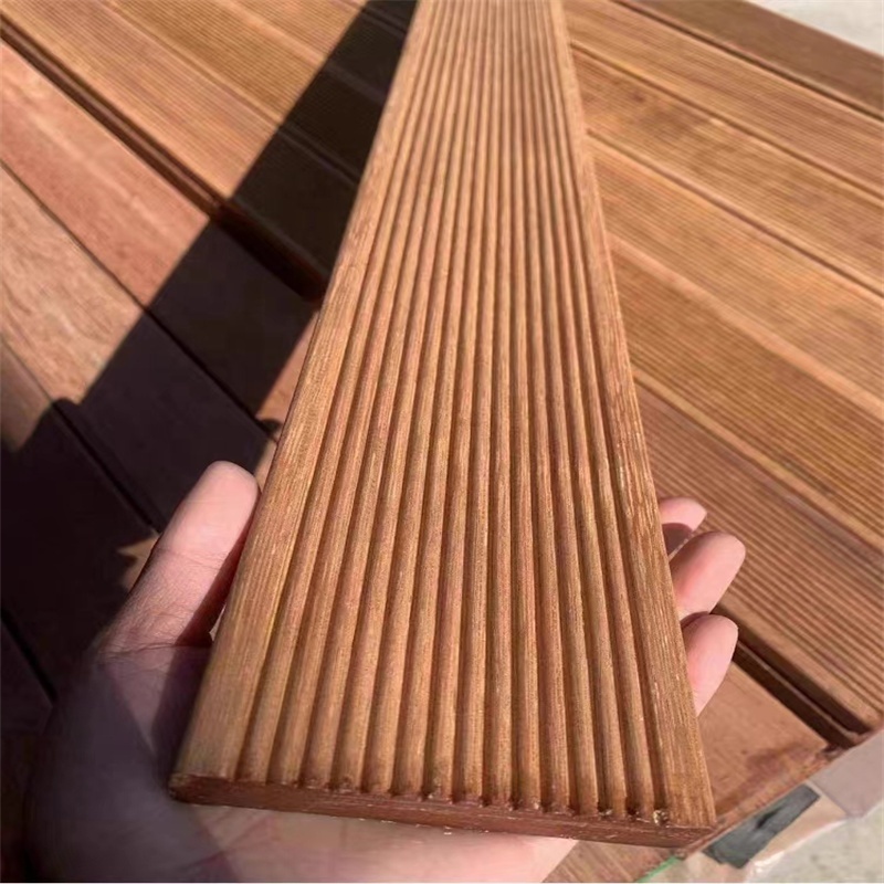 Anticorrosive Timber Outdoor Solid Wood Decking Natural Smooth Finished Indonesian Merbau Hardwood & Solid Wood flooring