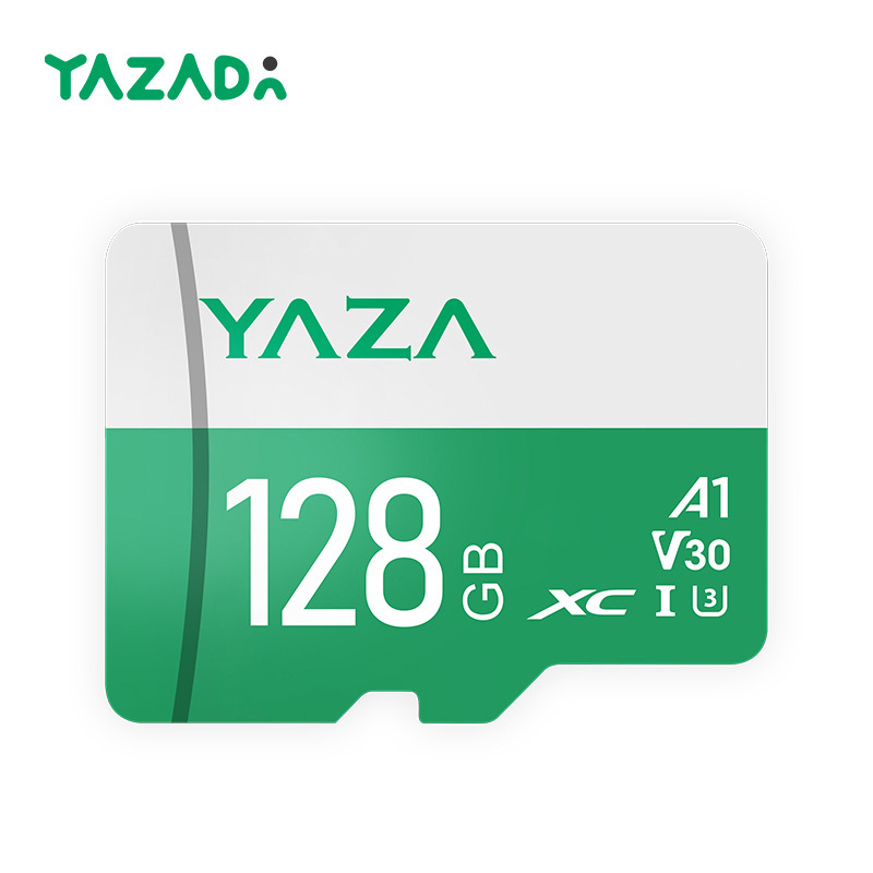 YazaDa 128GB High speed U3 Class 10 SD TF Card Memory Card OEM Color Mp4 PS4 home monitoring devices car recorders factory price