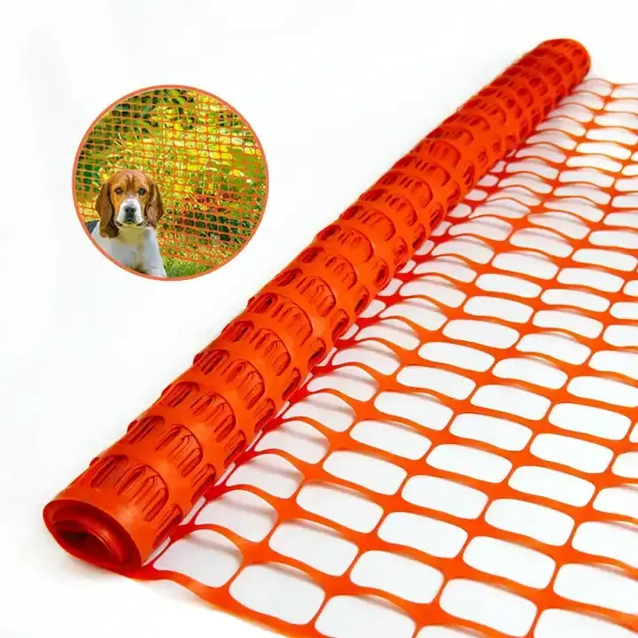 High Quality Cheap Price Orange 100% PE Safety Fence Mesh Net Barrier Plastic Fence for Warning JC003-1