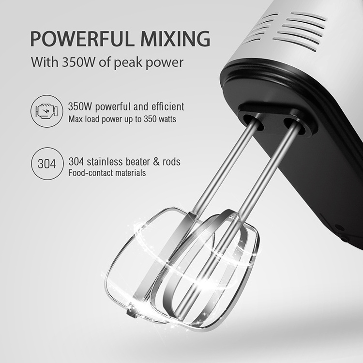 New Style Cordless Hand Mixer Smoothie Blender Space-efficient  Rechargeable Hand Mixer ABS Plastic Housing