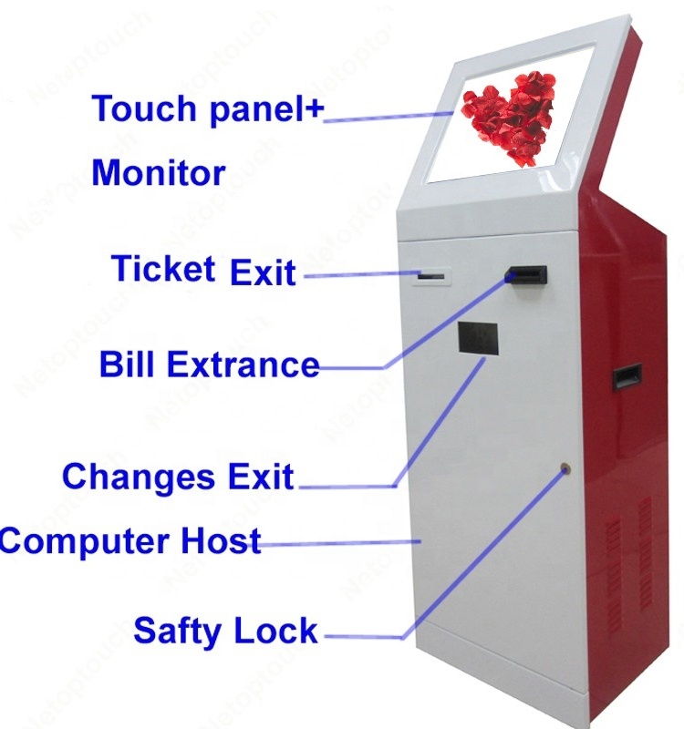 Custom card dispenser Payment kiosks machine