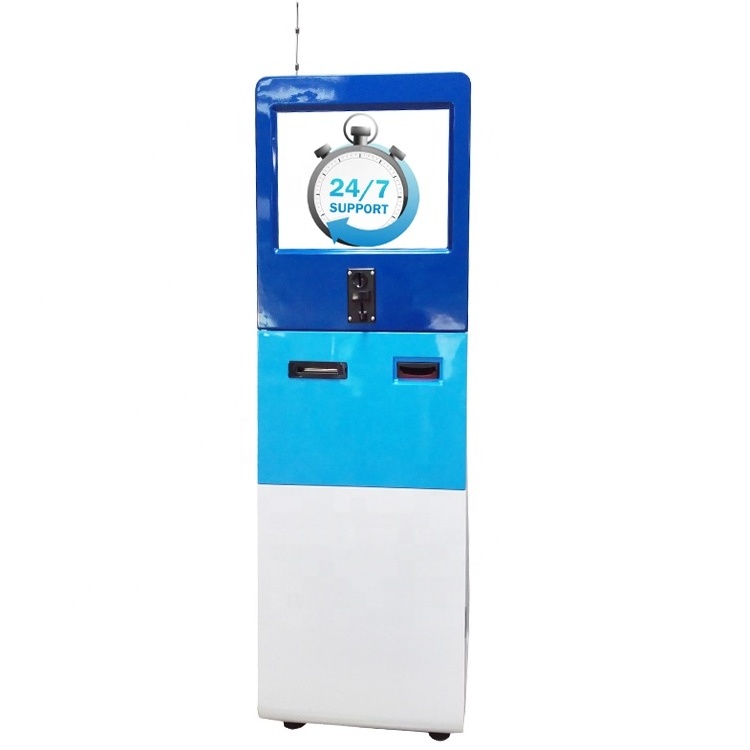 Touch screen wifi vending kiosk machine with bill acceptor